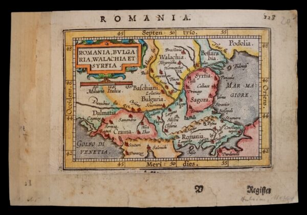 Romania, Bulgaria, Wallachia et Syrfia, 1604