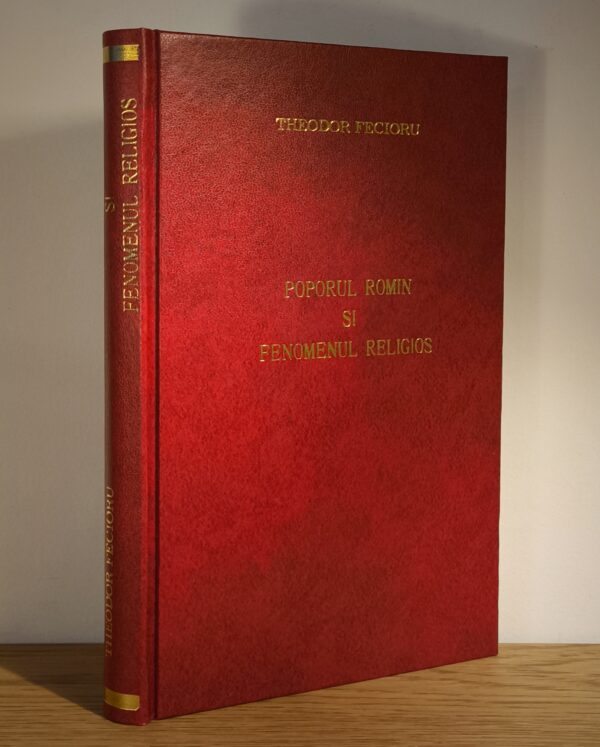 Theodor Fecioru – Poporul romîn și fenomenul religios, prima ediție din 1939