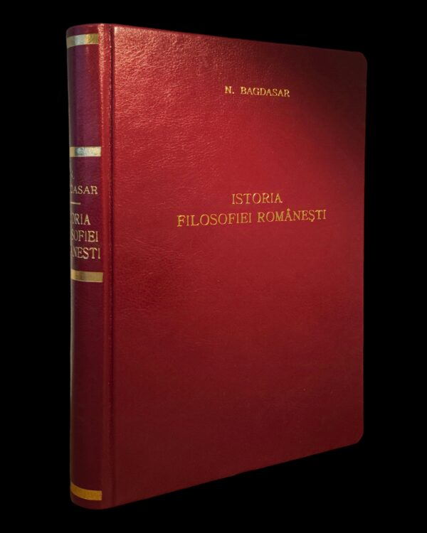 Nicolae Bagdasar – Istoria filosofiei românești, prima ediție din 1940